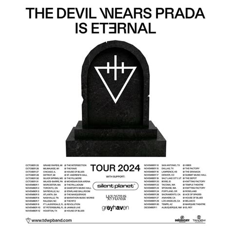 the devil wears prada tour 2017|the devil wears prada setlist.